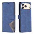 Magnetic Buckle Rhombus Texture Leather Phone Case, For iPhone 18 Pro/17 Pro, For iPhone 18 Pro Max/17 Pro Max, For iPhone 17, For iPhone 17 Air