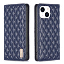 Diamond Lattice Magnetic Leather Flip Phone Case, For iPhone 15 Pro Max, For iPhone 15 Pro, For iPhone 15 Plus, For iPhone 15