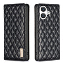 Diamond Lattice Magnetic Leather Flip Phone Case, For iPhone 18 Pro/17 Pro, For iPhone 18 Pro Max/17 Pro Max, For iPhone 17, For iPhone 17 Air