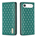 Diamond Lattice Magnetic Leather Flip Phone Case, For iPhone 18 Pro/17 Pro, For iPhone 18 Pro Max/17 Pro Max, For iPhone 17, For iPhone 17 Air