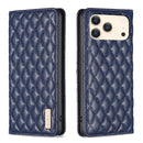 Diamond Lattice Magnetic Leather Flip Phone Case, For iPhone 18 Pro/17 Pro, For iPhone 18 Pro Max/17 Pro Max, For iPhone 17, For iPhone 17 Air