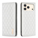 Diamond Lattice Magnetic Leather Flip Phone Case, For iPhone 18 Pro/17 Pro, For iPhone 18 Pro Max/17 Pro Max, For iPhone 17, For iPhone 17 Air