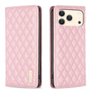 Diamond Lattice Magnetic Leather Flip Phone Case, For iPhone 18 Pro/17 Pro, For iPhone 18 Pro Max/17 Pro Max, For iPhone 17, For iPhone 17 Air
