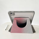 For iPad 11th Gen 2025 (A16)  Gradient Glitter Magnetic Split Leather Tablet Case