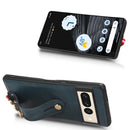 For Google Pixel 8 Pro Wristband Leather Back Phone Case