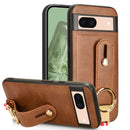 For Google Pixel 8 Pro Wristband Leather Back Phone Case