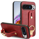 For Google Pixel 8 Pro Wristband Leather Back Phone Case