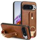 For Google Pixel 8 Pro Wristband Leather Back Phone Case
