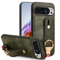For Google Pixel 9 Wristband Leather Back Phone Case