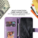 For Google Pixel 8a Embossed Leather folio wallet Phone Case