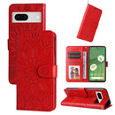 Embossed Sunflower Leather Phone Case, For Google Pixel 7