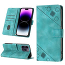 Skin-feel Embossed Leather Phone Case, For iPhone 16, For iPhone 15 Pro Max, For iPhone 15 Pro, For iPhone 15 Plus