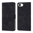 Skin-feel Embossed Leather Phone Case, For iPhone SE 2024, For iPhone 16 Pro Max, For iPhone 16 Pro, For iPhone 16 Plus