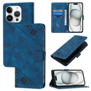 Skin-feel Embossed Leather Phone Case, For iPhone SE 2024, For iPhone 16 Pro Max, For iPhone 16 Pro, For iPhone 16 Plus