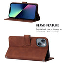 Crossbody 3D Embossed Flip Leather Phone Case, For iPhone 15, For iPod Touch 7 / 6 / 5