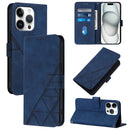 Crossbody 3D Embossed Flip Leather Phone Case, For iPhone Air, For iPhone 16 Pro Max, For iPhone 16 Pro, For iPhone 16 Plus