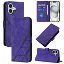 Crossbody 3D Embossed Flip Leather Phone Case, For iPhone 16e / 17e, For iPhone 17 Pro Max, For iPhone 17 Pro, For iPhone 17