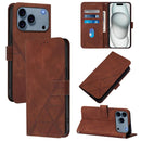 Crossbody 3D Embossed Flip Leather Phone Case, For iPhone 16e / 17e, For iPhone 17 Pro Max, For iPhone 17 Pro, For iPhone 17