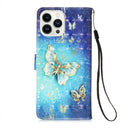 3D Painting Horizontal Flip Leather Phone Case, For iPhone 15 Pro Max, For iPhone 15 Pro, For iPhone 15 Plus
