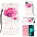 3D Painting Horizontal Flip Leather Phone Case, For iPhone 15 Pro Max, For iPhone 15 Pro, For iPhone 15 Plus