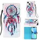 3D Painting Horizontal Flip Leather Phone Case, For iPhone 15 Pro Max, For iPhone 15 Pro, For iPhone 15 Plus