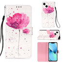 3D Painting Horizontal Flip Leather Phone Case, For iPhone 15 Pro Max, For iPhone 15 Pro, For iPhone 15 Plus