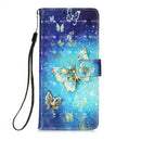 3D Painting Horizontal Flip Leather Phone Case, For iPhone 15, For iPod Touch 7 / 6 / 5