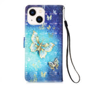 3D Painting Horizontal Flip Leather Phone Case, For iPhone 15, For iPod Touch 7 / 6 / 5