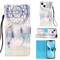 3D Painting Horizontal Flip Leather Phone Case, For iPhone 15, For iPod Touch 7 / 6 / 5