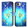 3D Painting Horizontal Flip Leather Phone Case, For iPhone 17e / 16e, For iPhone 17 Pro Max, For iPhone 17 Pro