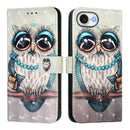 3D Painting Horizontal Flip Leather Phone Case, For iPhone 17e / 16e, For iPhone 17 Pro Max, For iPhone 17 Pro