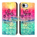 3D Painting Horizontal Flip Leather Phone Case, For iPhone 17e / 16e, For iPhone 17 Pro Max, For iPhone 17 Pro