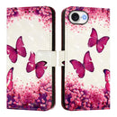 3D Painting Horizontal Flip Leather Phone Case, For iPhone 17e / 16e, For iPhone 17 Pro Max, For iPhone 17 Pro