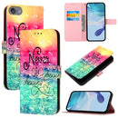 3D Painting Horizontal Flip Leather Phone Case, For iPhone 15, For iPod Touch 7 / 6 / 5