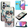 3D Painting Horizontal Flip Leather Phone Case, For iPhone 17, For iPhone Air, For iPhone 16 Pro Max