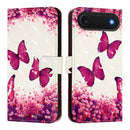 3D Painting Horizontal Flip Leather Phone Case, For iPhone 17, For iPhone Air, For iPhone 16 Pro Max