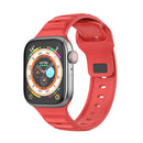 For Apple Watch Series 1-10 Dot Texture Fluororubber Band
