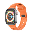 For Apple Watch Series 1-10 Dot Texture Fluororubber Band