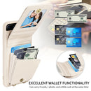 Crossbody Lanyard Zipper Wallet Leather Phone Case