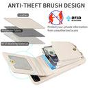 Crossbody Lanyard Zipper Wallet Leather Phone Case