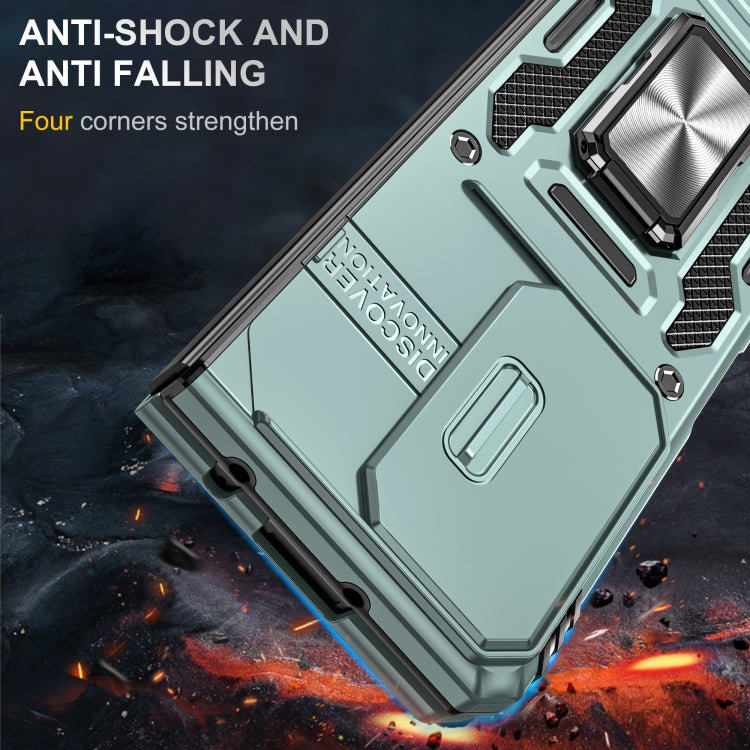 For Samsung Galaxy Z Fold 5 Armour PC + TPU Camera Shield Phone Case