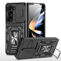 For Samsung Galaxy Z Fold 5 Armour PC + TPU Camera Shield Phone Case