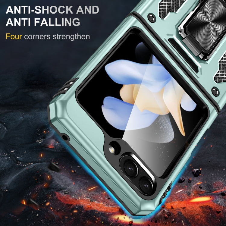 For Samsung Galaxy Z Flip 5 Armour PC + TPU Camera Shield Phone Case