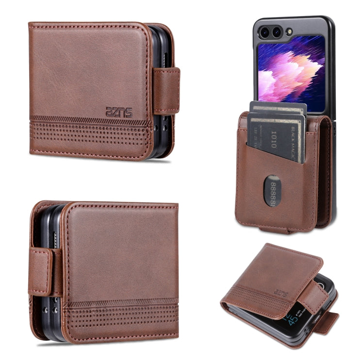 AZNS Magnetic Calf Texture Flip Leather Phone Case, For Samsung Galaxy Z Fold5 5G, For Samsung Galaxy Z Flip5 5G