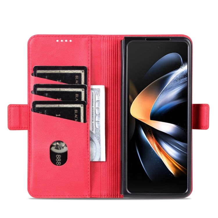 AZNS Magnetic Calf Texture Flip Leather Phone Case, For Samsung Galaxy Z Fold5 5G, For Samsung Galaxy Z Flip5 5G
