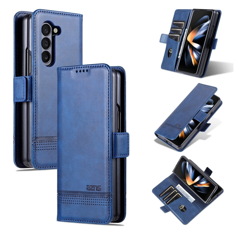 AZNS Magnetic Calf Texture Flip Leather Phone Case, For Samsung Galaxy Z Fold5 5G, For Samsung Galaxy Z Flip5 5G