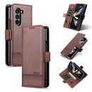 AZNS Magnetic Calf Texture Flip Leather Phone Case, For Samsung Galaxy Z Fold5 5G, For Samsung Galaxy Z Flip5 5G