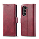 LC.IMEEKE RFID Anti-theft Leather Phone Case, For Samsung Galaxy Z Fold6 5G, For Samsung Galaxy Z Fold5, For Samsung Galaxy Z Flip5
