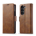 LC.IMEEKE RFID Anti-theft Leather Phone Case For Galaxy Z Fold8 Ultra 5G