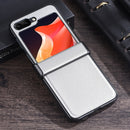 Samsung Galaxy Z Flip 6 Folding Leather Texture Phone Case